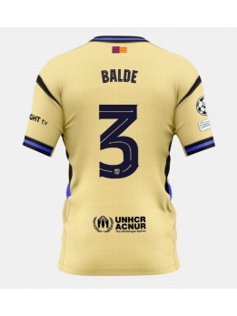 Barcelona Alejandro Balde #3 Replika Borta Kläder 2025-26 Kortärmad